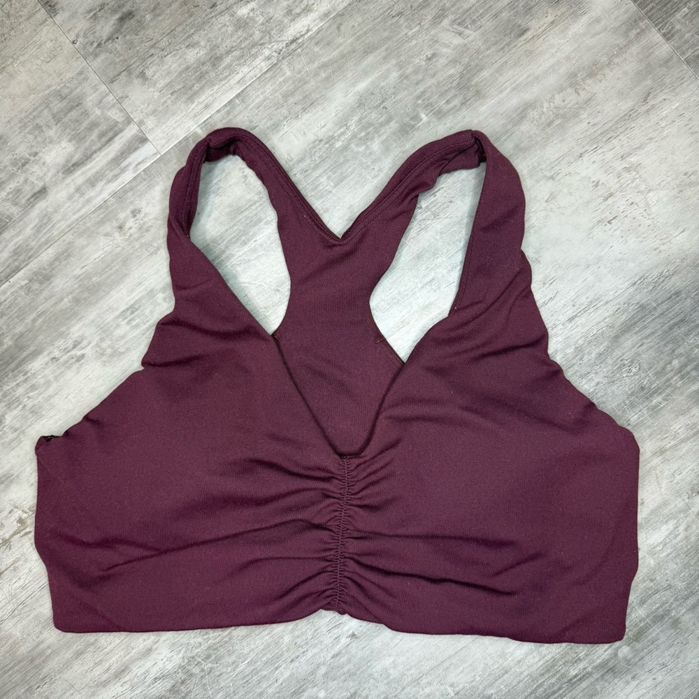 CALIA by Carrie Underwood Burgundy‎ Racerback Sports Bra